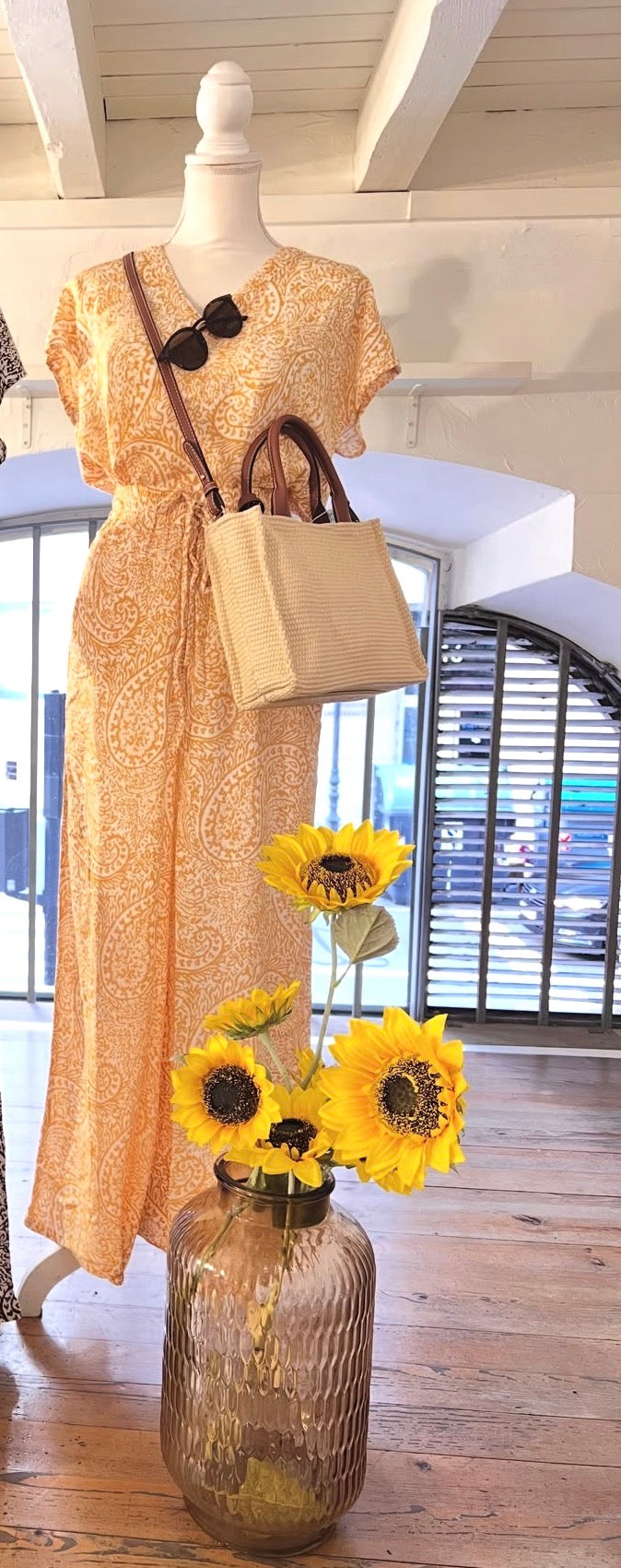 Top fluido amarillo VIJINKE de Vila Clothes
