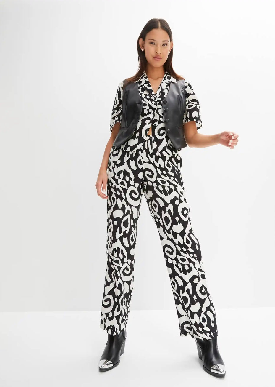 Pantalón estampado PCBARRI