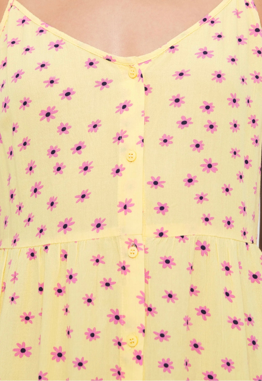 Vestido corto de tirantes PCEVIE de Pieces