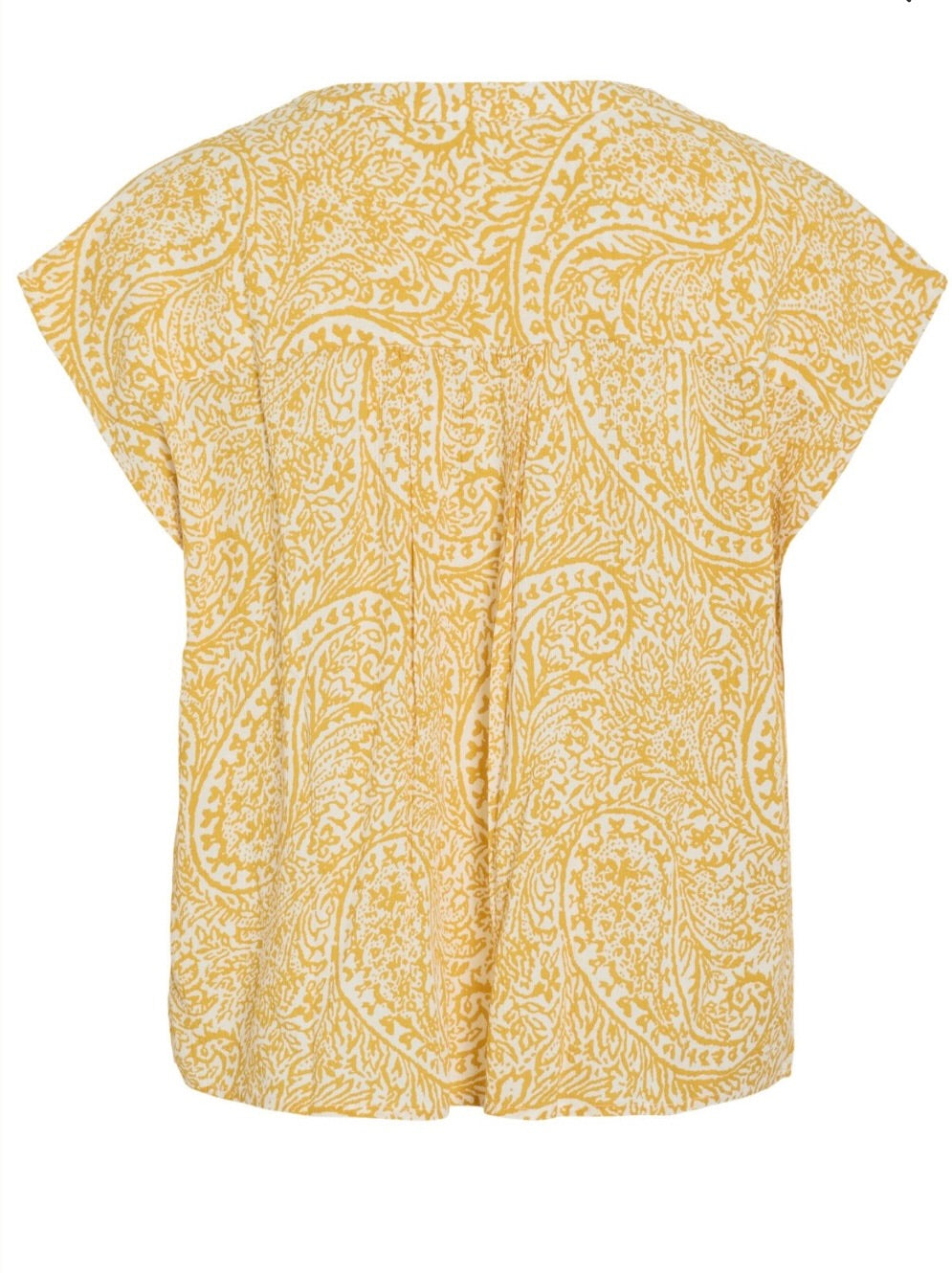 Top fluido amarillo VIJINKE de Vila Clothes