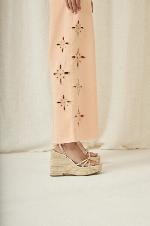 PANTALON CULOTTE BORDADOS HOLE - Imagen 3
