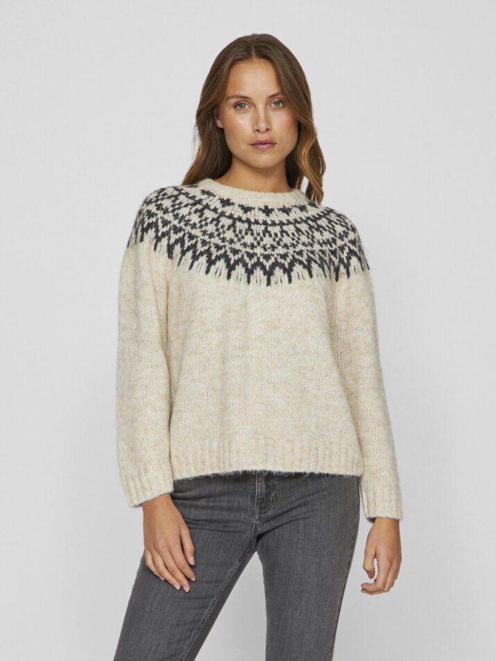 JERSEY DE PUNTO VIEJLA CUELLO REDONDO